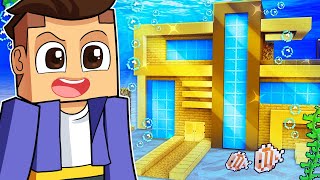 $1 vs $1,000,000 Batalla de Construcción Bajo el Agua en Minecraft!