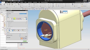NX Motion Tutorial - 3D Solid Contact & Spring Loaded Joint