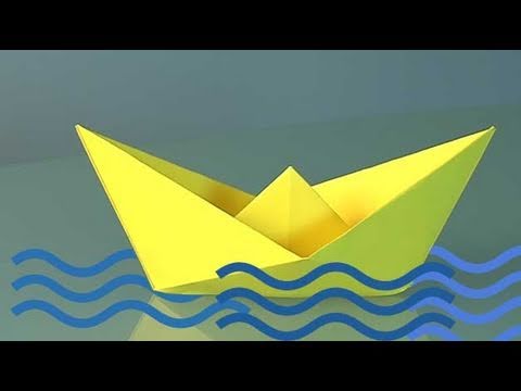 Comment faire un bateau en papier, origami