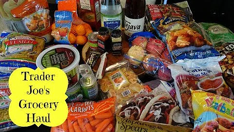 January Trader Joe's Grocery Haul & Meal Plan