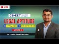 🅻🅸🆅🅴 CS-EET JULY 25 : LEGAL APTITUDE & LOGICAL REASONING LECTURE 2 || BY- CA CS. KARNEE BOTHRA