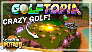 Building the WACKIEST Space Golf Course! - Golftopia - Strategy Management Game