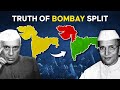Why was bombay split into maharashtra and gujarat