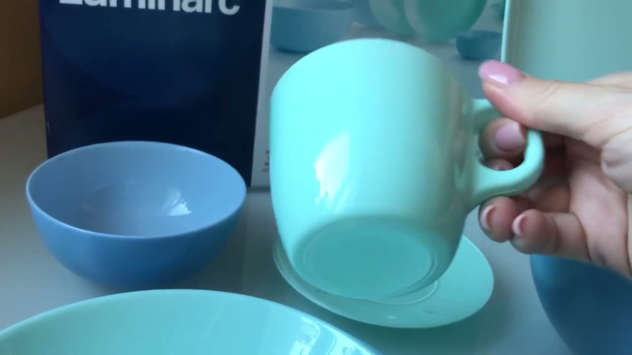 Сервиз Luminarc DIWALI LIGHT TURQUOISE & BLUE 38 предметов Q0004 