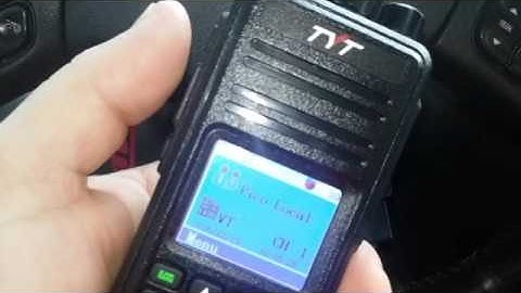 DMR Lack of Courtesy Tone Feature, demonstrated  on a TYT MD380