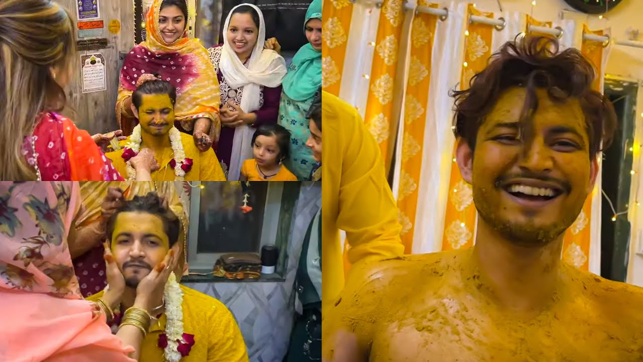 Shadi Ke Pehele Dhamaal | Sufiyan Ko Haldi Mubarak💛| Sufiyan And Nida♥️