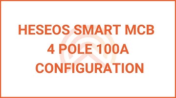 SMART MCB 4 POLE 100A CONFIGURATION