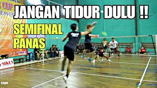 Begini Tarkam Badminton Jalanan INDONESIA ! SEMIFINAL MENYALA Full SMASH Petir