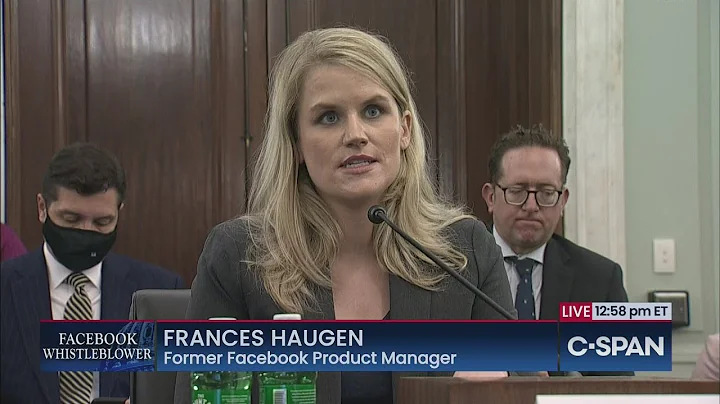 Facebook Whistleblower Frances Haugen testifies be...