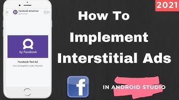 How To Implement Facebook  Interstial Ads In Android Studio | How To Add Facebook Interstial Ads