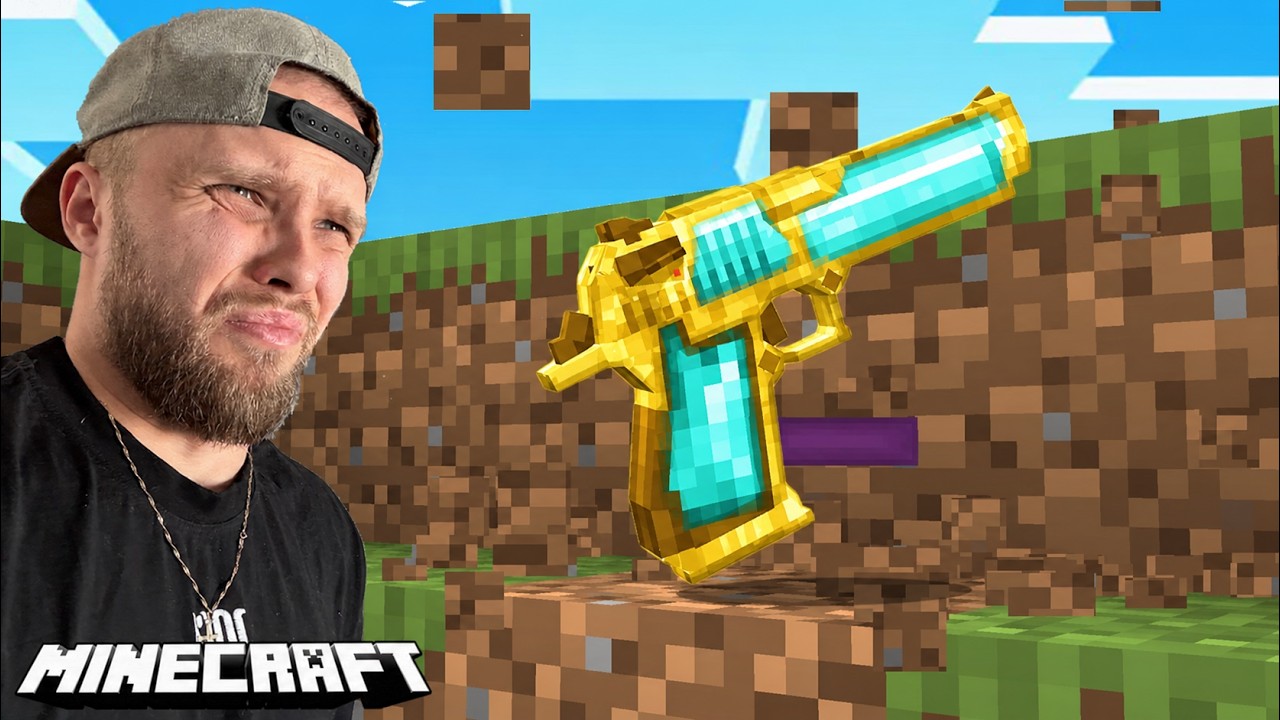 MINECRAFT, ale DROP TO PISTOLETY!