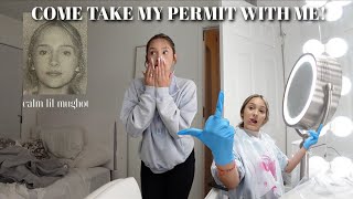 come with me to take my permit test (did i pass?)