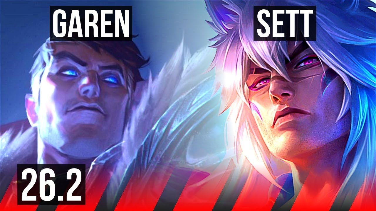 GAREN vs SETT (TOP) | 6k gold comeback | KR Diamond | 26.2