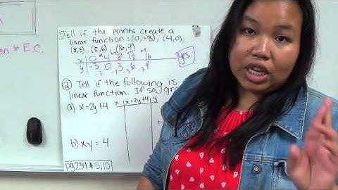 Algebra I 4.1 Identifying Linear Functions