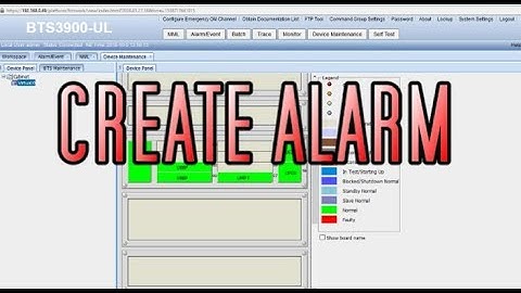 BTS3900 Huawei : External Alarm (EMU) nodeb  - Create Alarm  LMT BTS 3900 Huawei