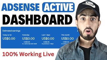 Adsense Active Dashboard Method 2024 | New Website For Active Dashboard | 100% Wroking | Mr Sham
