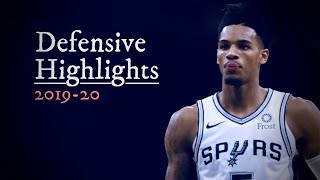 Dejounte Murray Defensive Highlights | 2019-20