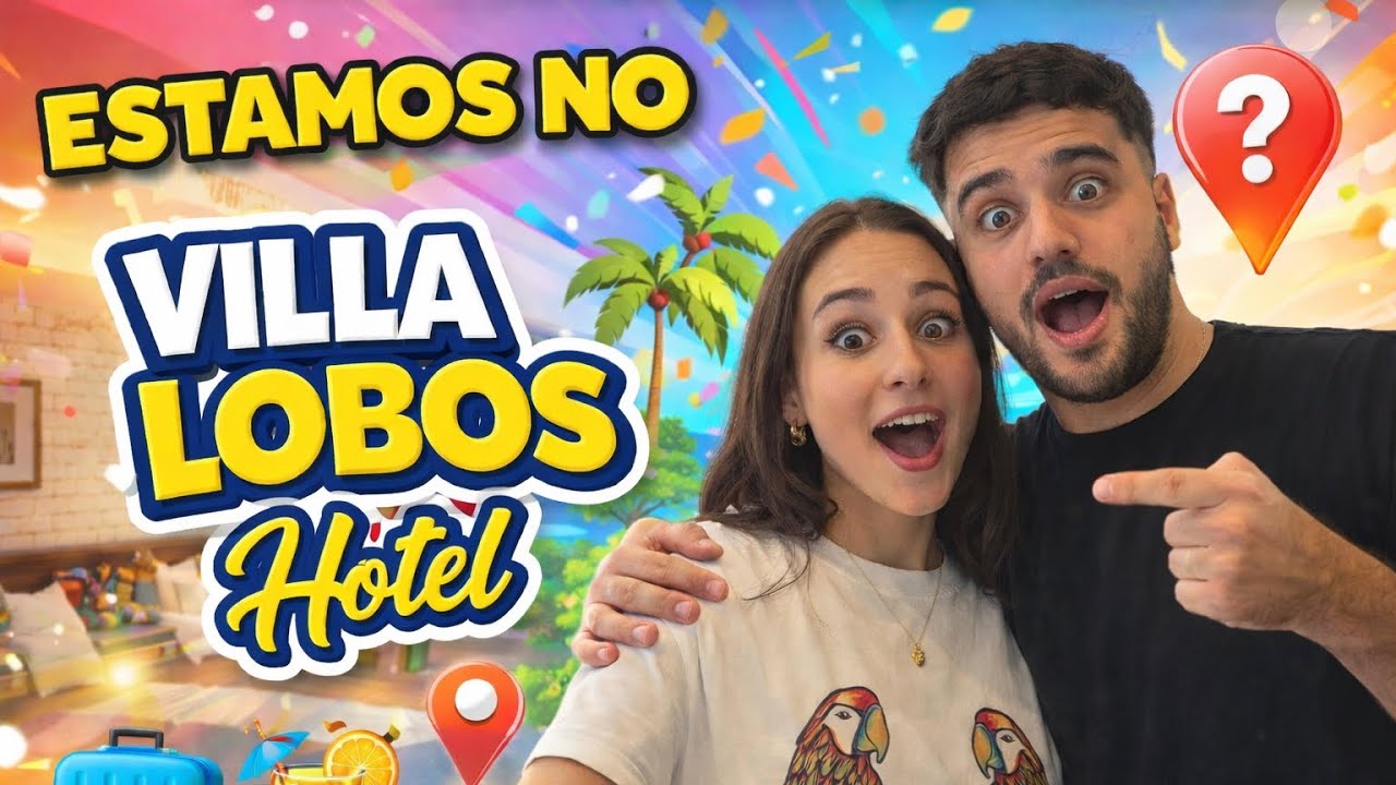 NOSSA CHEGADA NO HOTEL VILLA LOBOS 💑