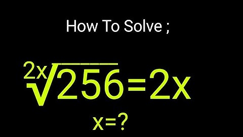 USA | Math Olympiad Problem | what is the value of x? |@ShittuMathematicsClass01