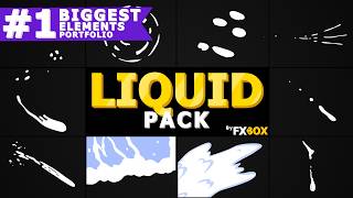 Free Smooth Waves & Fluid Shapes - Liquid Shape Elements (Ae)