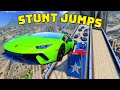 Stunt Jumps To Escape Cops in GTA 5 RP