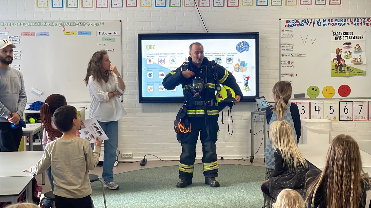 Brandsikkerhed på skoleskemaet