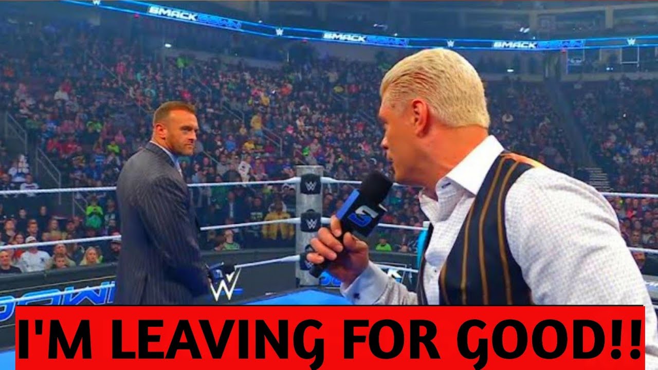 CODY RHODES DECIDES TO LEAVE WWE AFTER LOSING TO DREW MCINTYRE IN THE THREE STAGE OF HELL CLASH😱😱