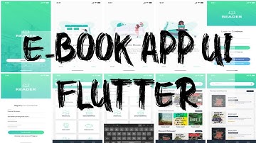 Flutter Ui - 10 || E-Book App UI || Flutter || Project