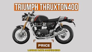 Triumph Thruxton 400 Launch date and Price Reveal🔥| Cafe Racer | bajaj x triumph