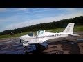 Tecnam P2002 визульный заход UUDG 19L (Большое Грызлово) по короткому