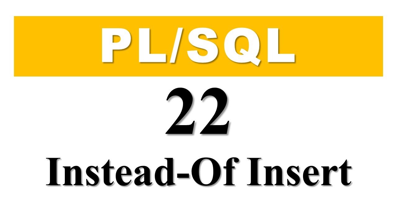 Trigger Instead Of Insert Oracle Pl/sql