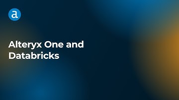 Alteryx One and Databricks