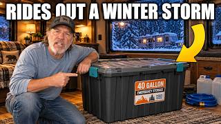 Information Winter Storm RV Preparedness Made Easy: The 40-Gallon Emergency Tub Guide News