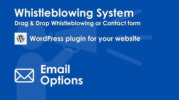 Email Options - Whistleblowing and contact Form WordPress Plugin