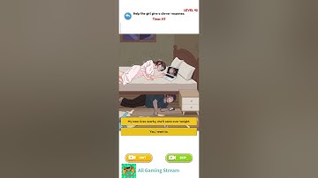 Annoying Puzzle Game Level 42 Help the girl give a Clever response Walkthrough Solution