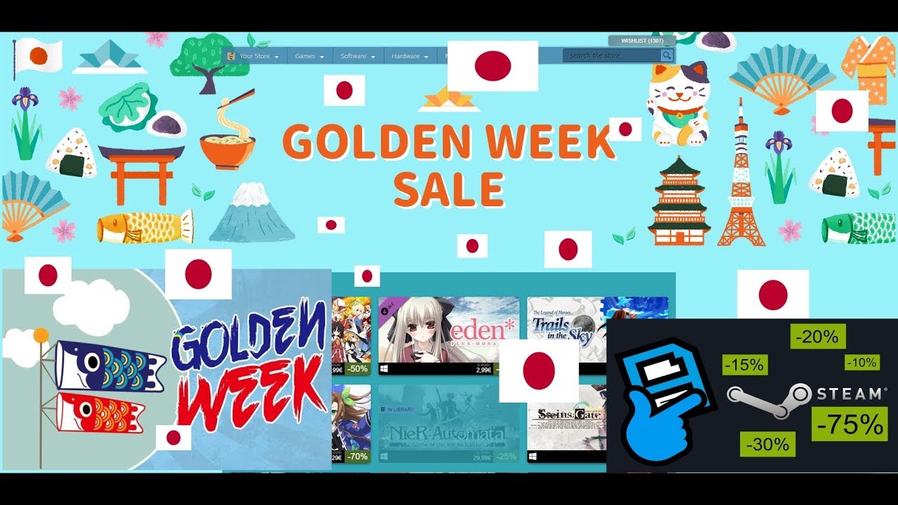 + Golden Week Sale on Steam + ゴールデンウィーク + Japanese Sale on Steam + Best