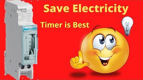 Hager timer sitting and wiring connection #hager #unique #service