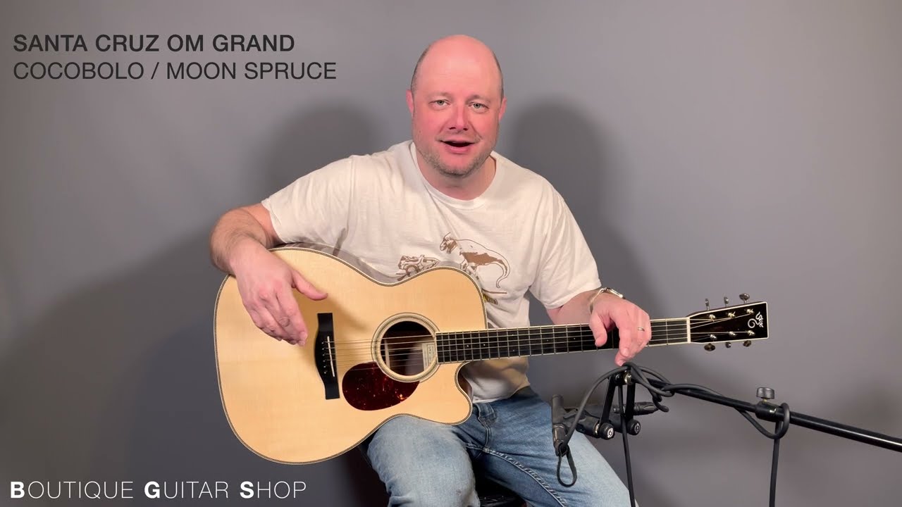 Santa Cruz OM Grand at Boutique Guitar Shop