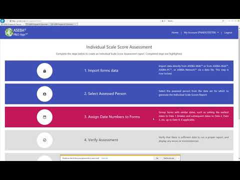 How to Create an Individual Scale Score (ISS) Report in P&O App