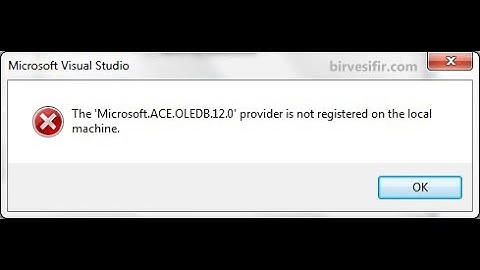 Solución Error - Microsoft.ACE.OLEDB.12.0