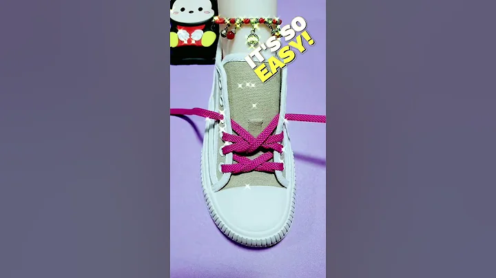 How to bar lace shoes? 6 hole shoe lacing styles P227923 #shorts #shoeslacestyles #tieshoelaces