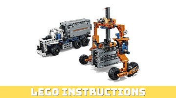 LEGO instructions | Technic | 42062 B-model | Container Straddle-Carrier