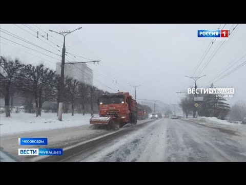 В Чебоксарах дорожники работают в усиленном режиме