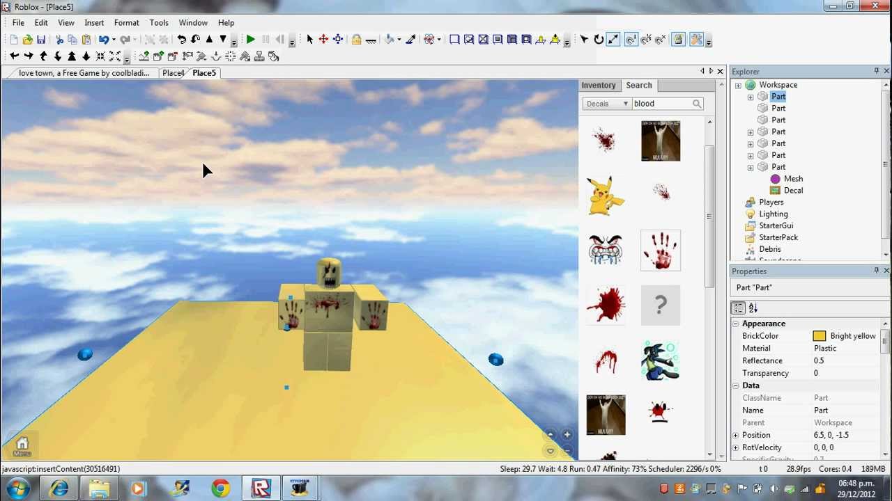 How To Create A Zombie Model On Roblox Studio 2012 2013 Really Works Youtube - roblox studio how to make a zombie game