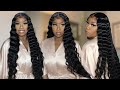 The BEST Ocean Wave Crimping Tutorial On A 28” HD Lace Closure Wig FT UNICE HAIR