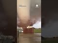 Massive Tornado Strikes Near Air Force Base