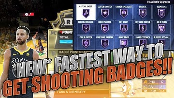 *NEW* FASTEST WAY TO GET SHOOTING BADGES!!! BEST SHOOTING BADGE METHOD!! NBA2K20
