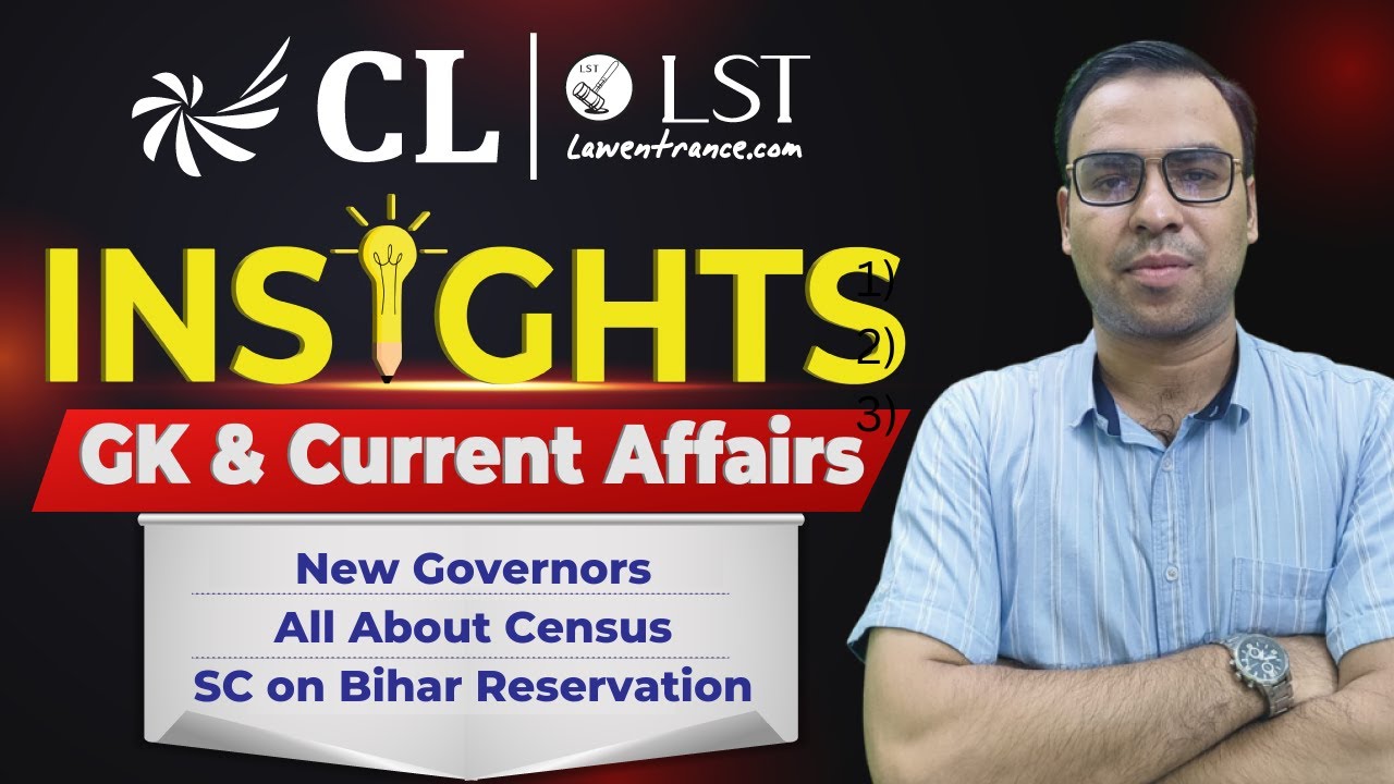CLAT 2025 | GK & Daily Current Affairs for CLAT | New Governors ...