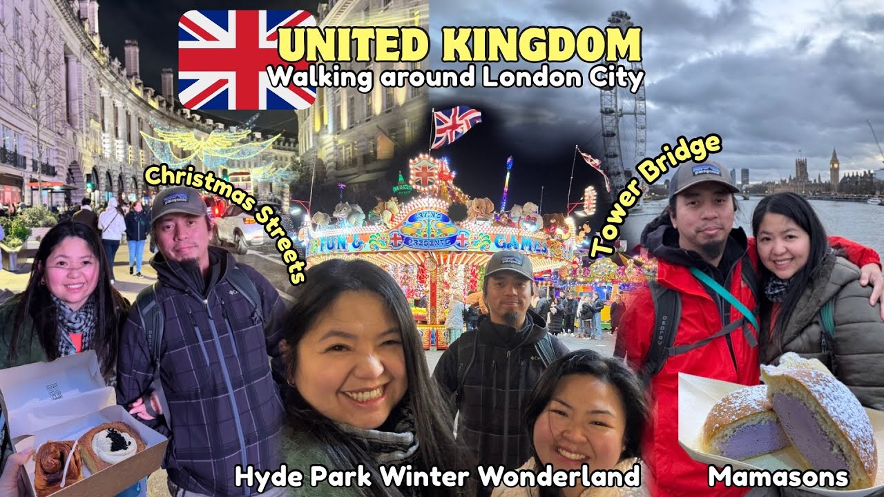 London City, Hawksmoor Restaurant | Chinatown Mamasons | Hyde Park Winter Wonderland 🇬🇧 