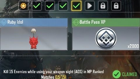 Call Of Duty Mobile Kill 15 Enemies while using your weapon sight (ADS) in MP Ranked Matches